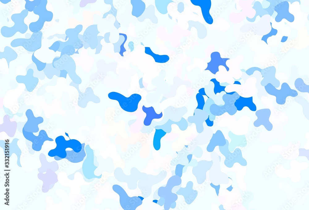 Light Blue, Yellow vector backdrop with memphis shapes. Light Blue, Yellow vector backdrop with memphis shapes.