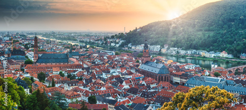 Heidelberg Sonenuntergang
