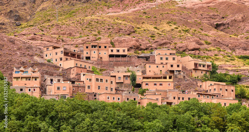 Remote Berber village in the Atlas mountain in Morocco © Jakub