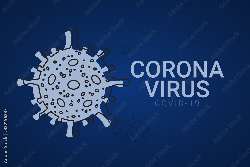 Corona virus Covid-19 Vector Template Design Illustration Corona virus Covid-19 Vector Template Design Illustration