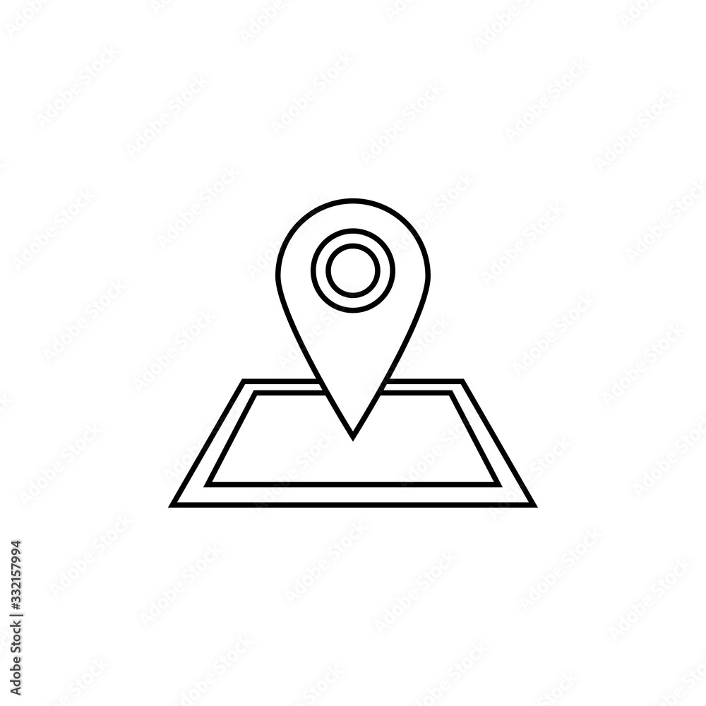 thin line icons for Placeholder,location,vector illustrations thin line icons for Placeholder,location,vector illustrations