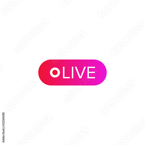 Livestream icon for streaming video gatherings online