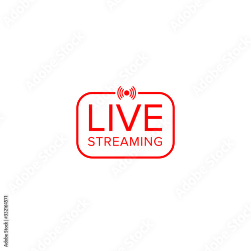 Livestream icon for streaming video gatherings online