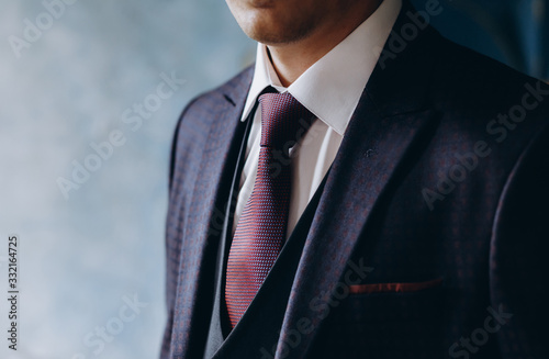Man in classic suit with tie