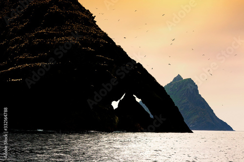 Skellig Michael, UNESCO World Heritage Site, Kerry, Ireland. Wild Atlanic way photo