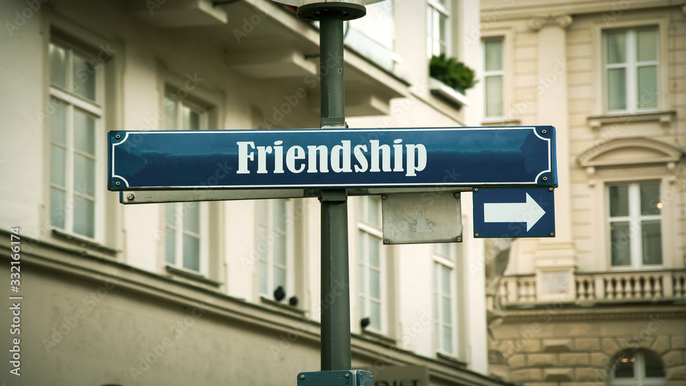 Street Sign to Friendship