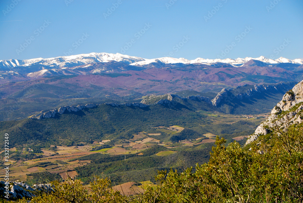 Vue sur les Pyrénées