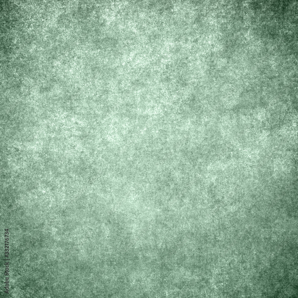 Fototapeta premium Green designed grunge texture. Vintage background with space for text or image