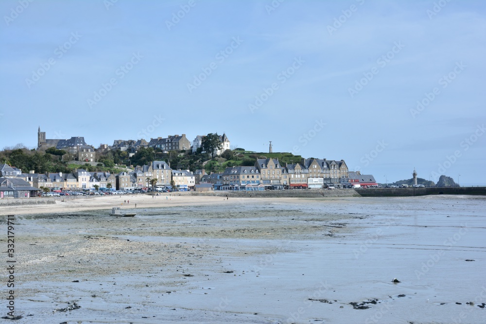 View of Cancale harbor in Brittany. France