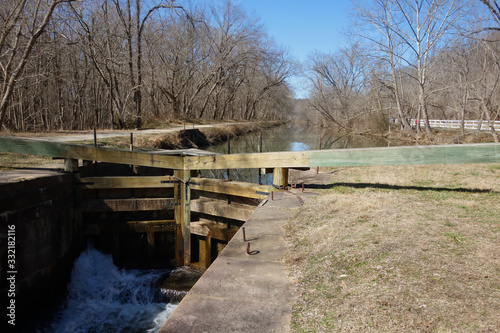 Lift Lock Number 22- also known as the Pennyfield Lock- on the Chesapeake and Ohio Canal National Historical Park