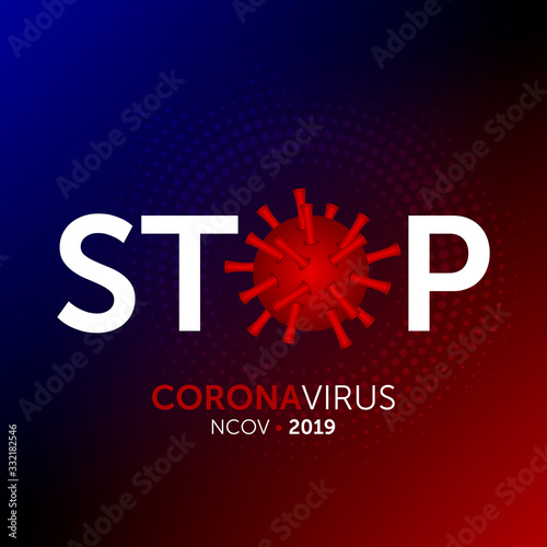 novel coronavirus (covid-19 or 2019-ncov). wuhan virus disease concept, background vector illustration.