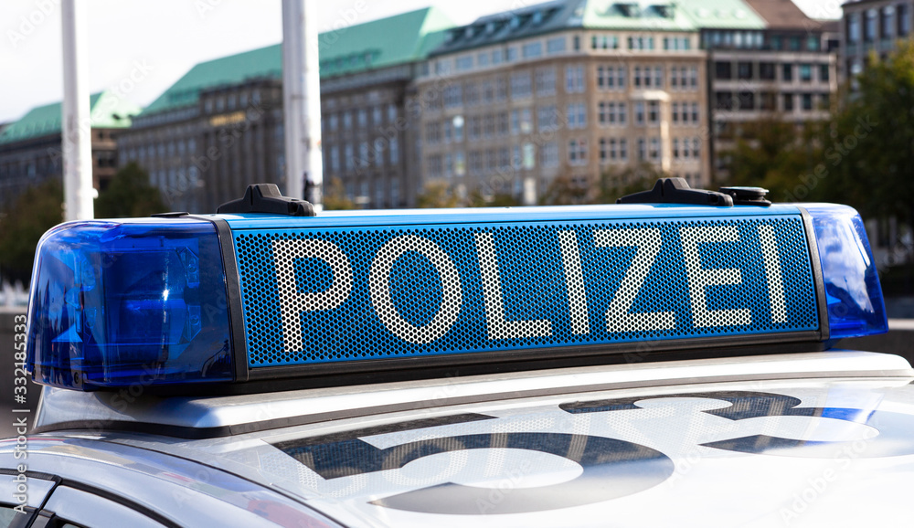 Obraz premium Police light bar