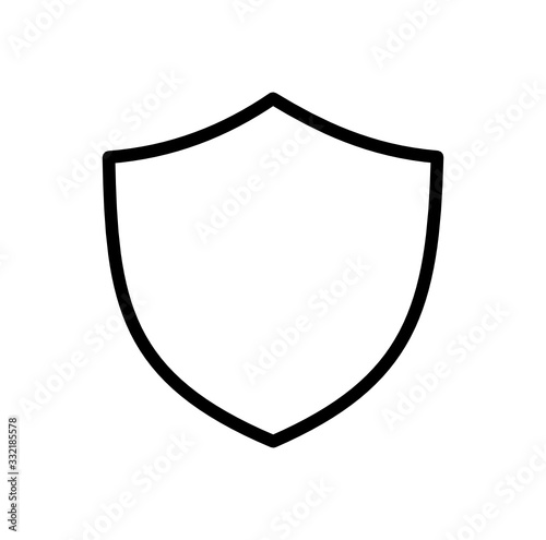 Shield Icon in trendy flat style isolated on white background. Shield symbol for your web site design, logo, app, UI. Vector illustration