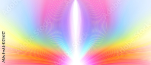 Print op canvas Abstract background image about the positive energy of the flower color