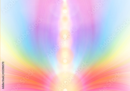 Murais de parede Abstract background image about the positive energy of the flower color