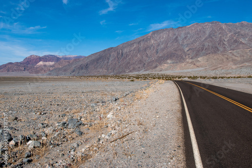 road in desert - Death Valley