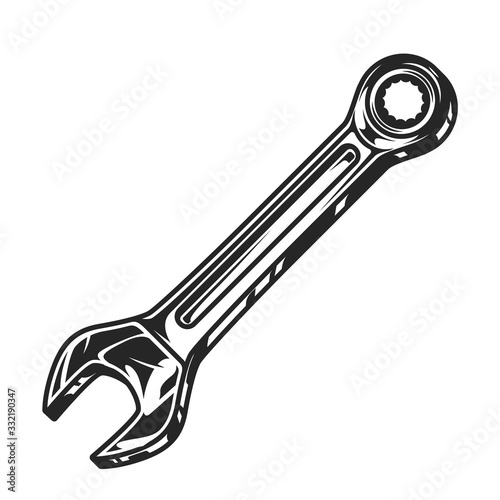 Obraz na płótnie Wrench repair tool concept