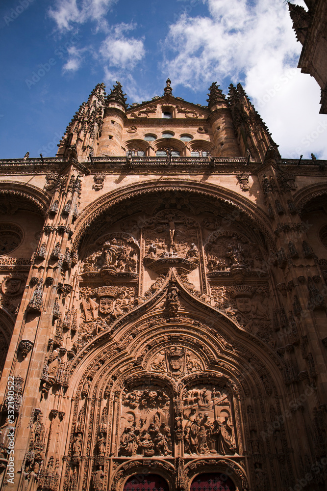 imposing and powerful cathedral of salamanca
