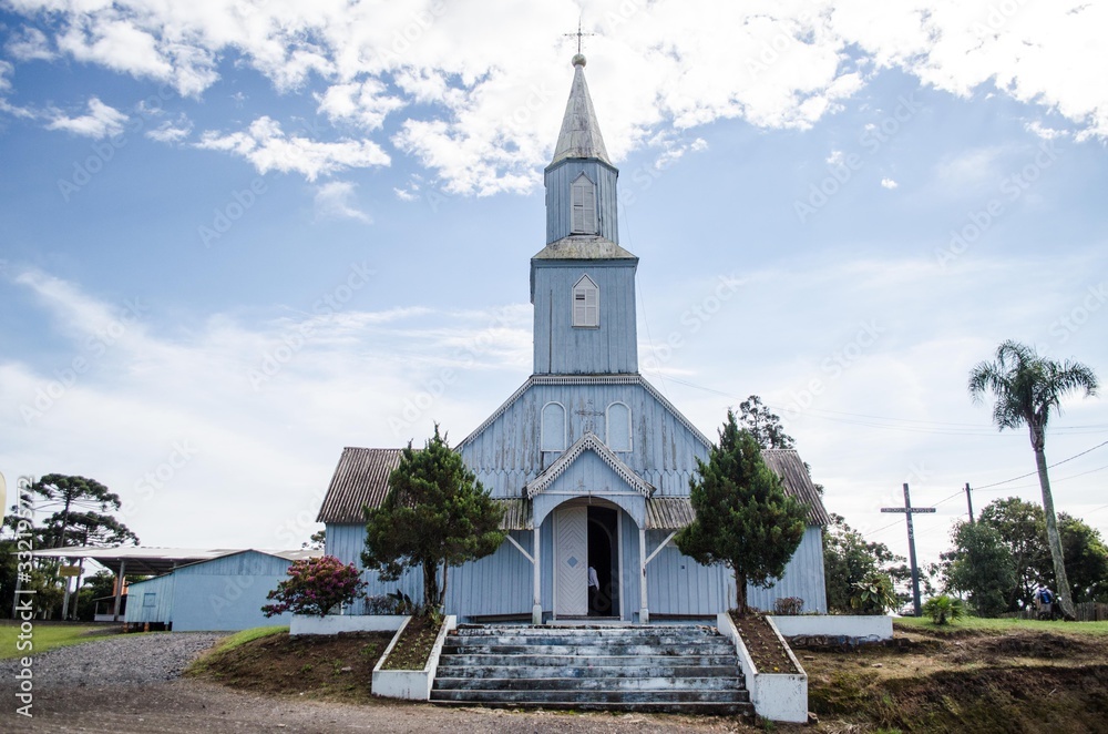 igreja azul igreja azul