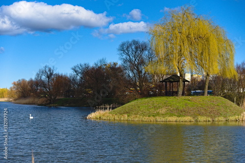 Fototapeta Naklejka Na Ścianę i Meble -  Szczecin, Sunny Lake in spring.