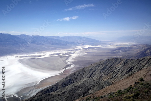 Dantes Peek Aussichtspunkt mit blauem Himmel, Nevada USA