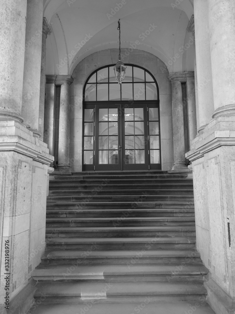historische Treppe am Zwinger in Dresden historische Treppe am Zwinger in Dresden