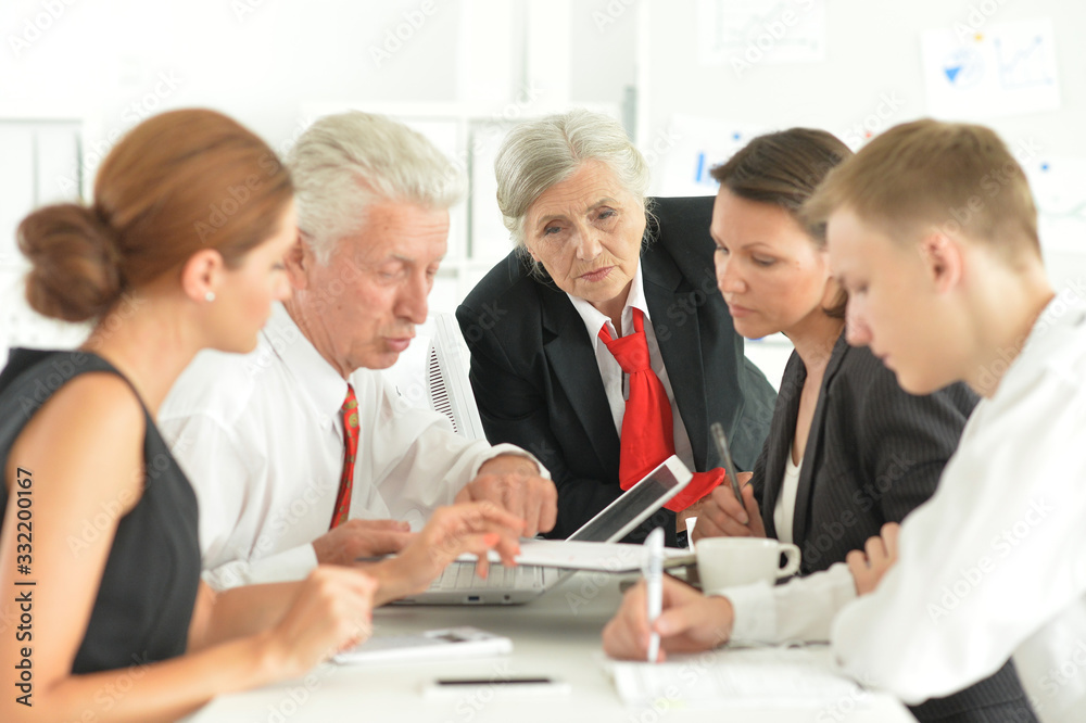 Portrait of group of successful business people Portrait of group of successful business people