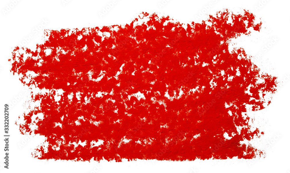 stain pastels paint crayons on paper with red texture. grunge background element with texture