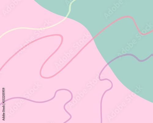 Pastel background. Pink, green and purple background