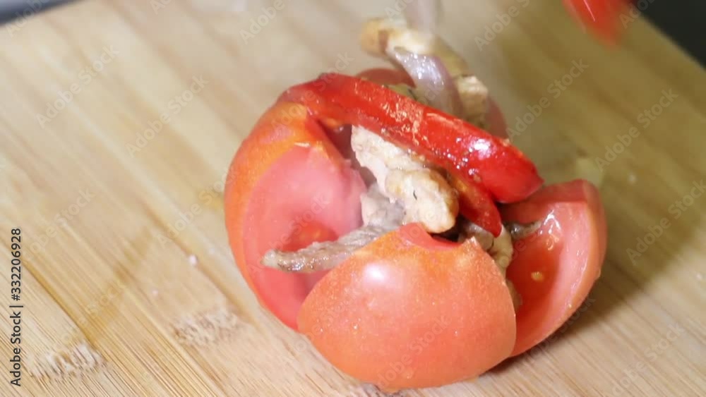 tomate con carne
