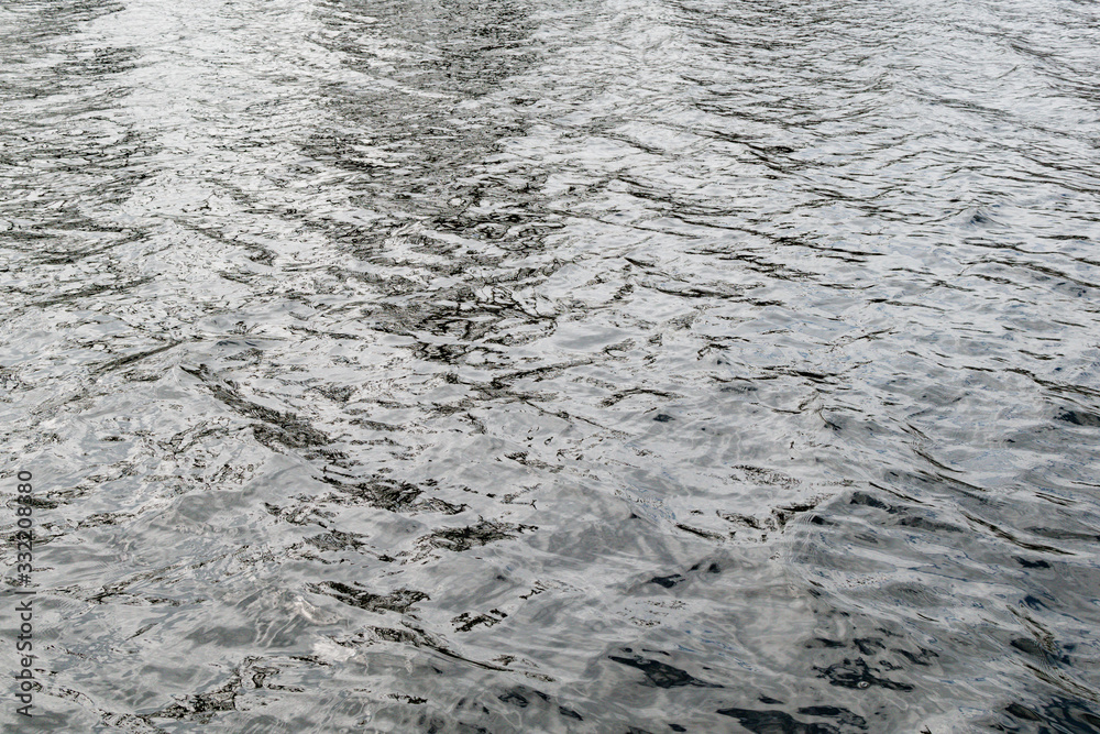 View of the water in the river View of the water in the river