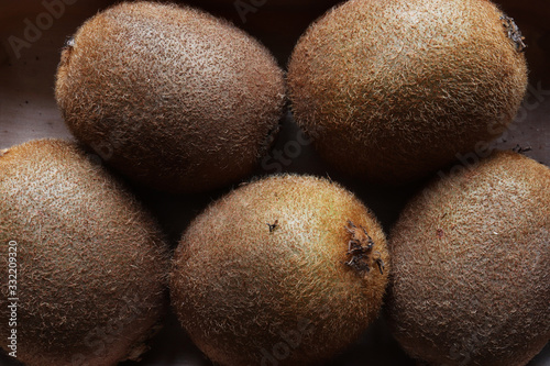 Photography of kiwis for food background