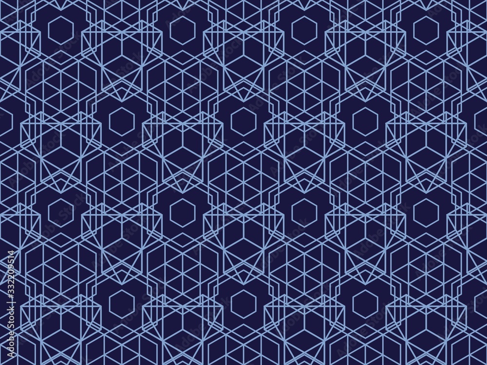  pattern and triangle on a seamless spring pattern.