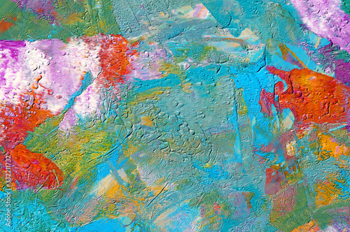 Abstract textured background as wallpaper, pattern, art print, etc. Natural oil paint. High quality details.