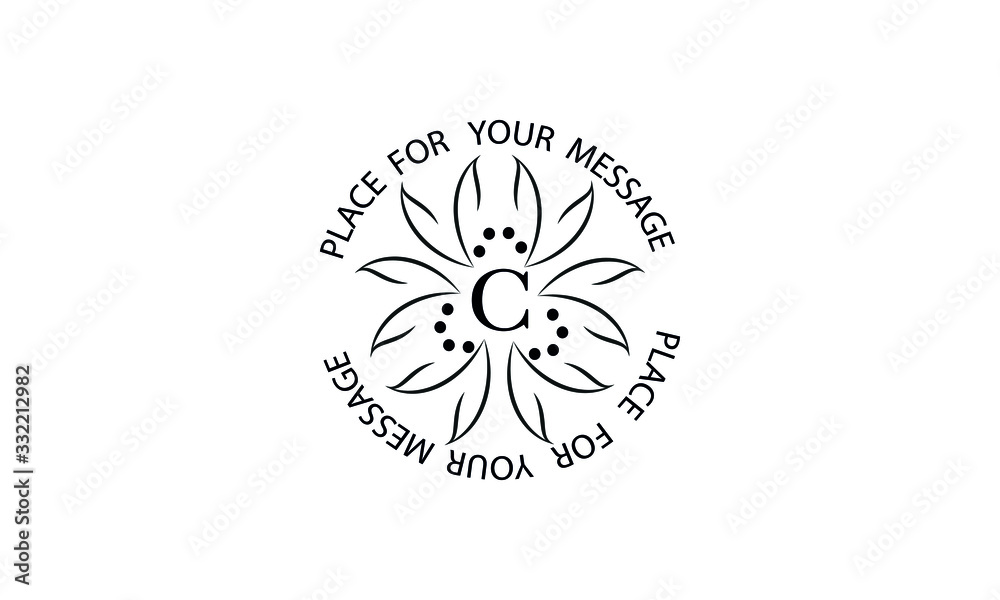 Elegant floral monogram with the letter C. Exquisite calligraphic logo for business sign, restaurant, royalty, boutique, cafe, hotel. Elegant floral monogram with the letter C. Exquisite calligraphic logo for business sign, restaurant, royalty, boutique, cafe, hotel.