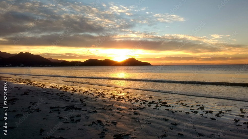 sunset on the beach sunset on the beach