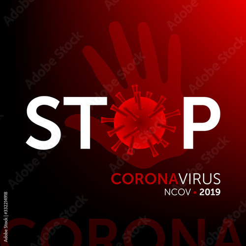 novel coronavirus (covid-19 or 2019-ncov). wuhan virus disease concept, background vector illustration.