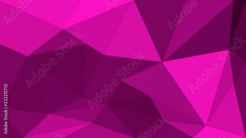 Abstract background with triangles. Purple low poly backdrop