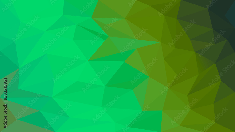 Abstract green low poly background. Green geometric wallpaper Abstract green low poly background. Green geometric wallpaper