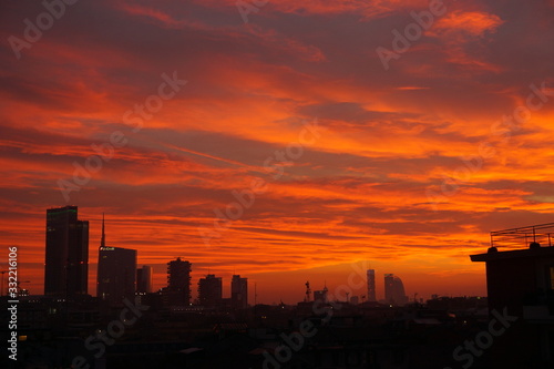 Milano al tramonto