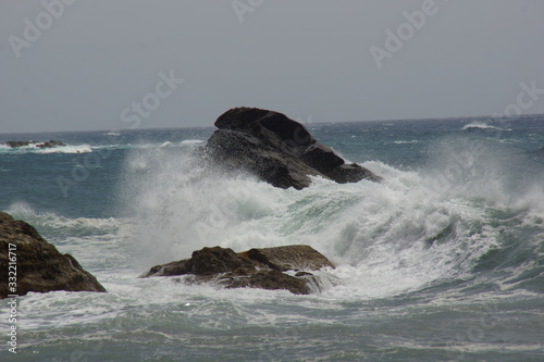 WAVES AND ROCKS