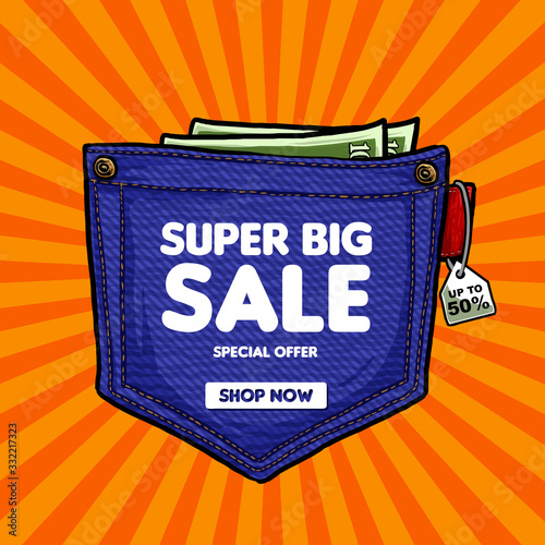 big sale promotion vector illustration