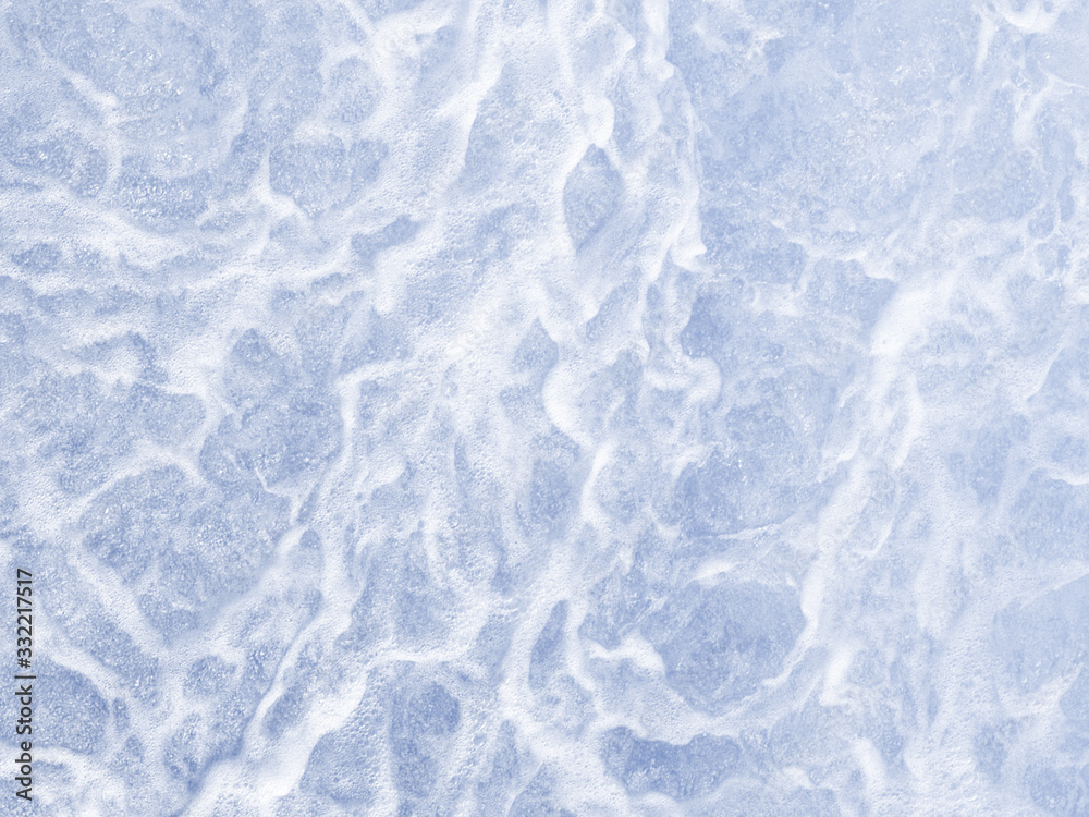 Fototapeta premium water drops in blue green background