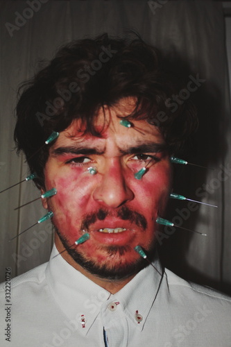 a visualisation of anger, its stingy