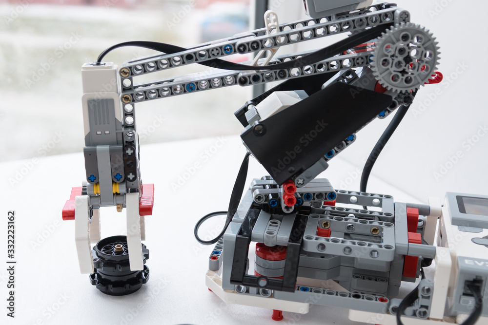 Minsk, Belarus. November, 2018. Lego Mindstorms EV 3 Robot Arm. School  Robotics. Modern training. STEM education. STEAM. Science, technology,  engineering, art, mathematics. Stock Photo | Adobe Stock