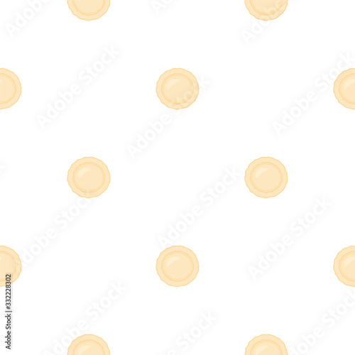 Illustration on theme big set identical biscuit, kit colorful pastry cookie