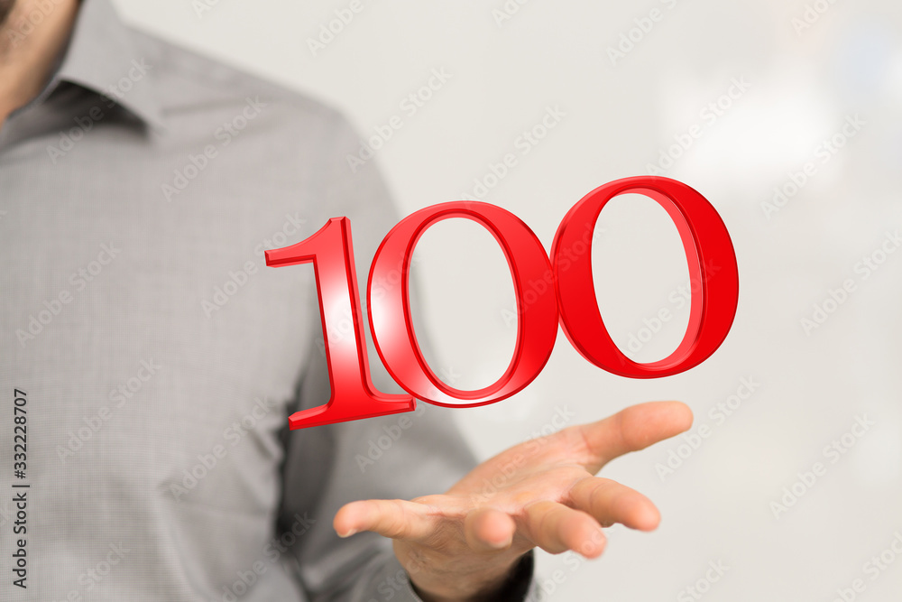 100 Digital number Years Anniversary 3d background. 100 Digital number Years Anniversary 3d background.