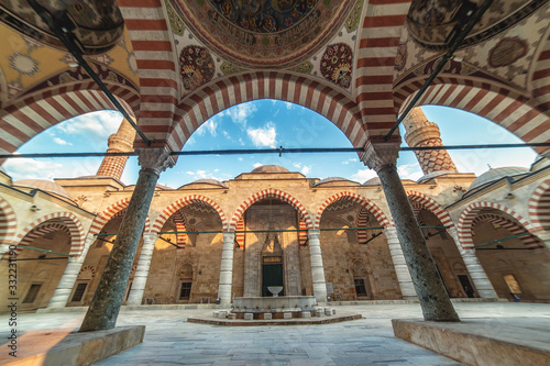 Uc Serefeli mosque Mosque in the center of city of Edirne