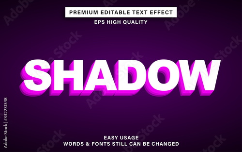 shadow text effect