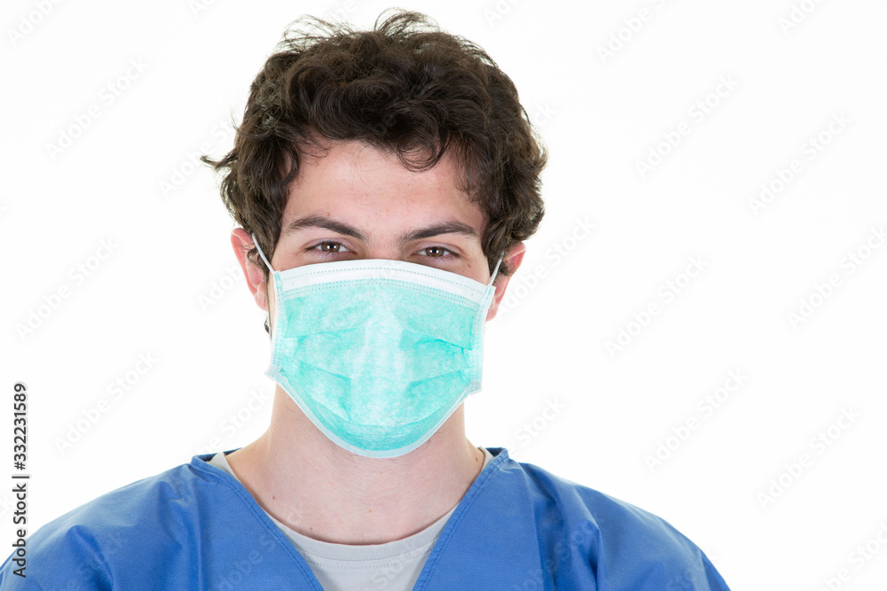 man doctor coronavirus covid 19 protective ties mask clothing to health protection from Corona virus man doctor coronavirus covid 19 protective ties mask clothing to health protection from Corona virus